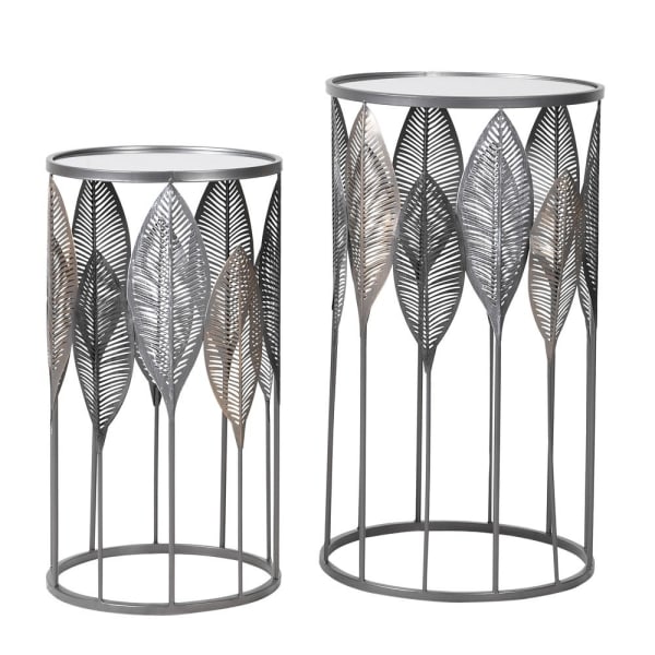 Set of 2 Leaf Side Table - Decor Interiors -  House & Home