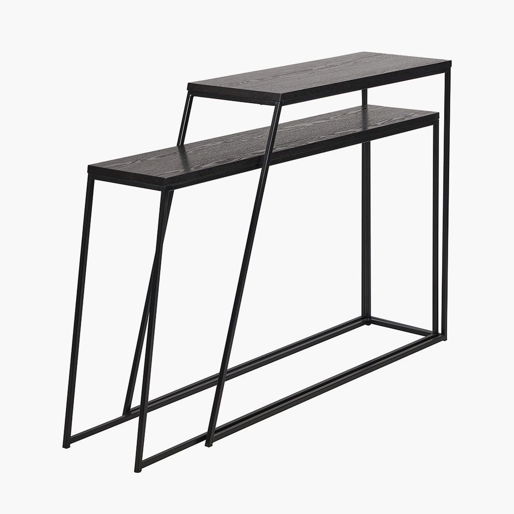 Target black hot sale metal console table