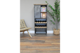 Industrial Wine Rack, Shelving Floor Unit, Metal Frame, Wooden Shelve 