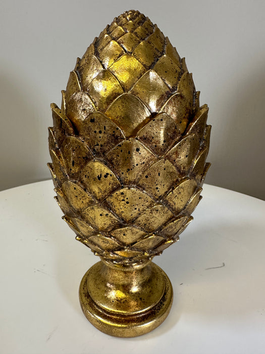 Kenton Artichoke Jar - Antique Gold