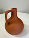 Terracotta Ceramic Vase, Handle, 15 x 12 cm