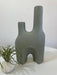 Ceramic Bud Vase, Tall, Green