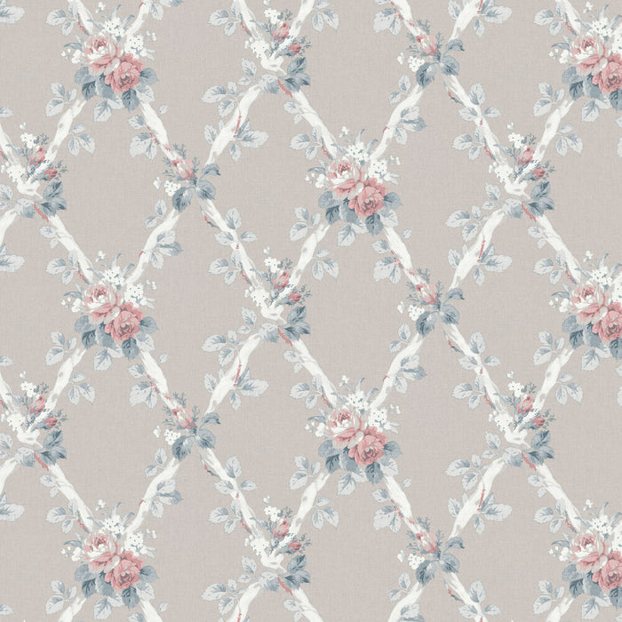 Laura Ashley Elwyn Wallpaper - Dove Grey