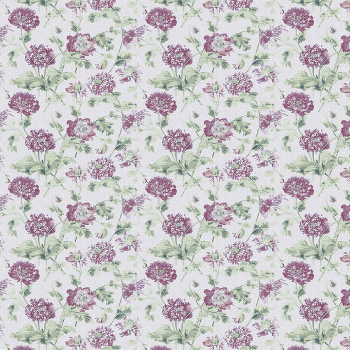 Laura Ashley Hepworth Wallpaper - Grape