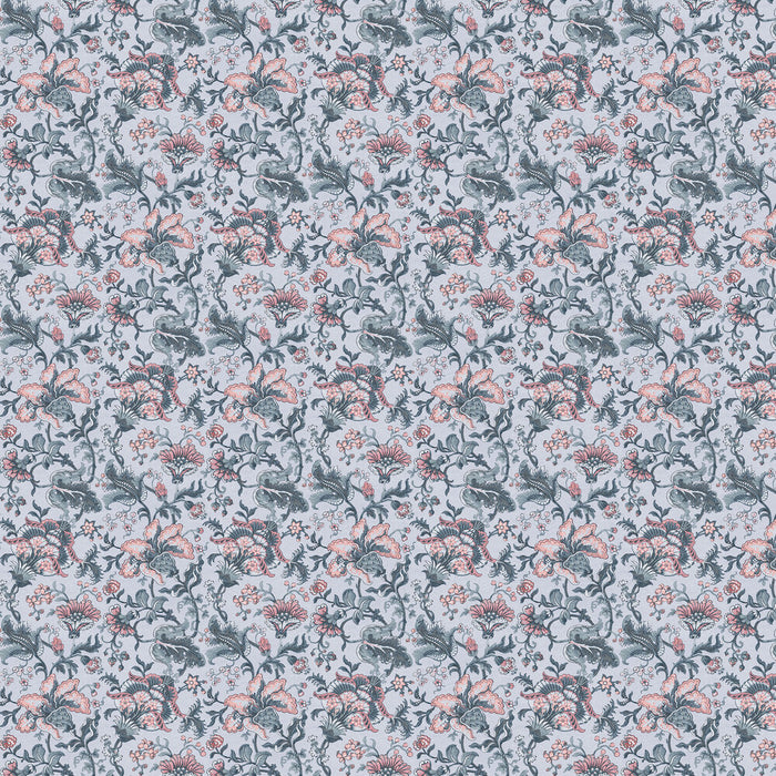 Laura Ashley Portia Wallpaper - Pale Slate