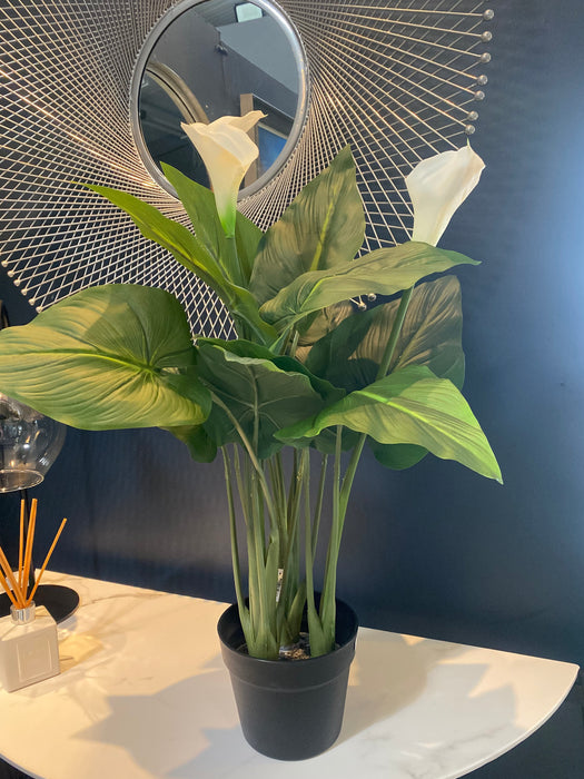 Artificial White Lily's Plant - Decor Interiors -  House & Home