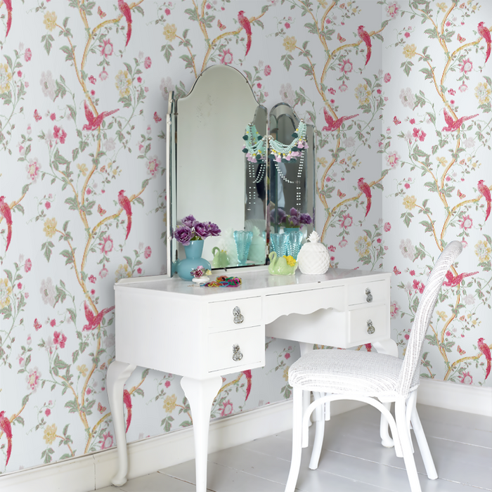 Laura Ashley Summer Palace Wallpaper - Peony