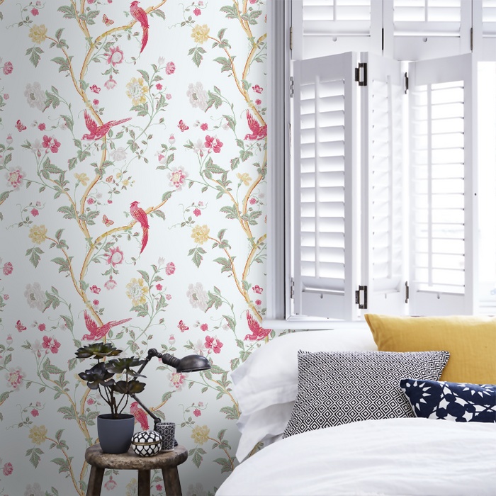 Laura Ashley Summer Palace Wallpaper - Peony