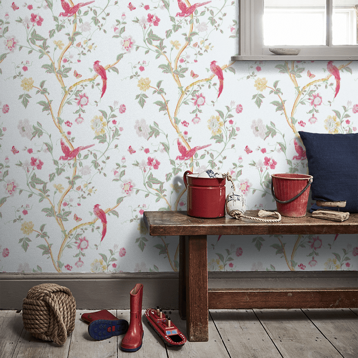 Laura Ashley Summer Palace Wallpaper - Peony