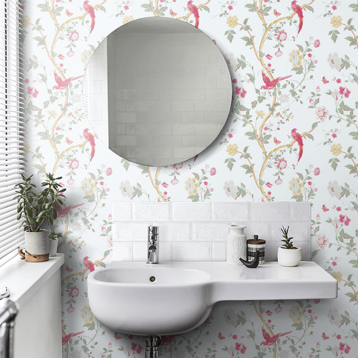 Laura Ashley Summer Palace Wallpaper - Peony