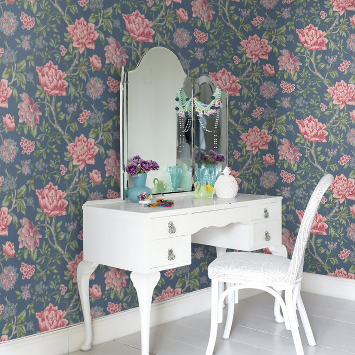 Laura Ashley Tapestry Floral- Dark Seaspray